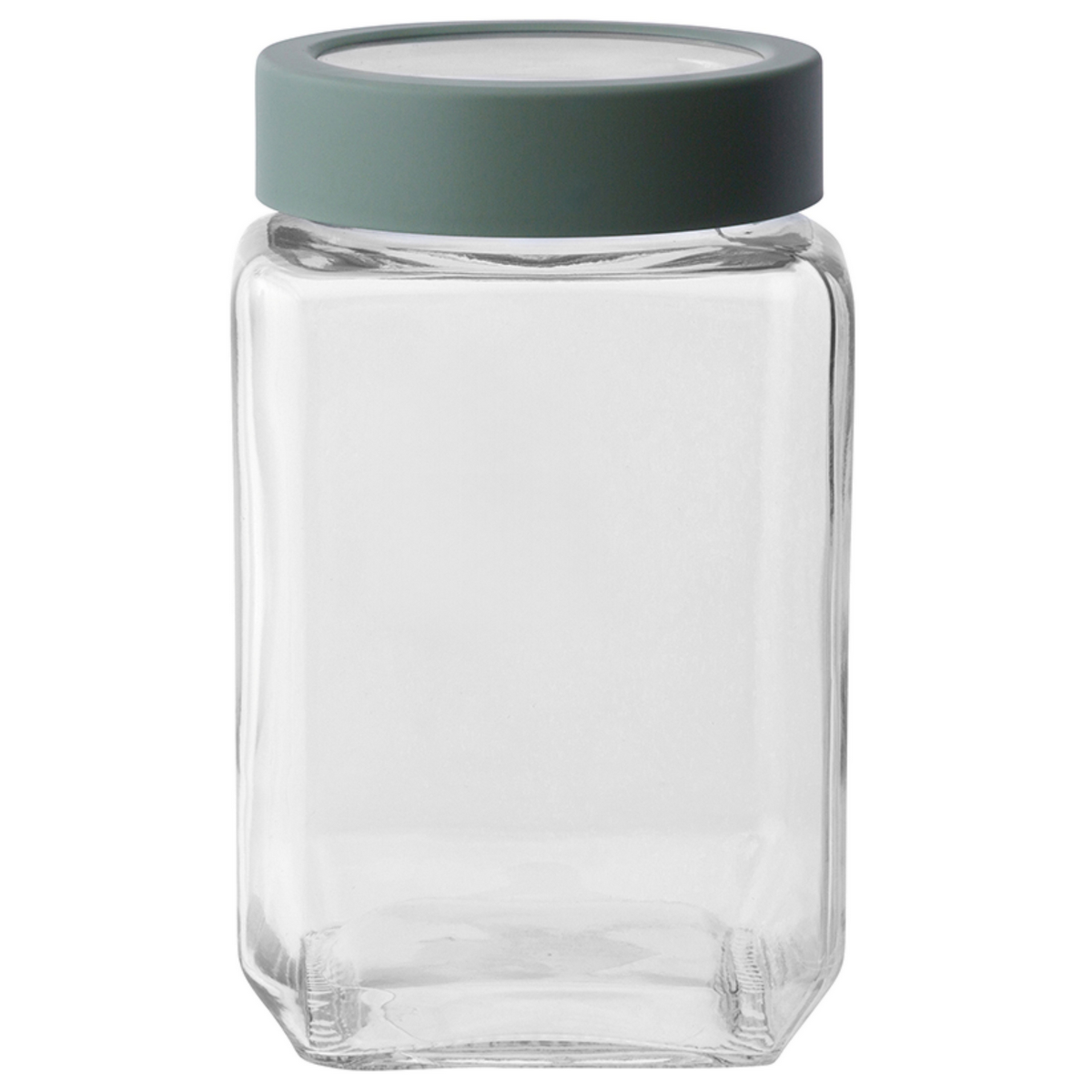 Altom Szögletes üvegedény 700 ml-es, zöld, fedővel, 700 ml termék 2. képe