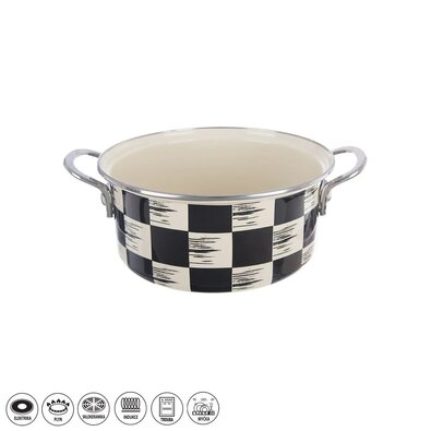 Orion emajlirana ponev Šachovnice Lem, 2,2 l,premer 20 cm
