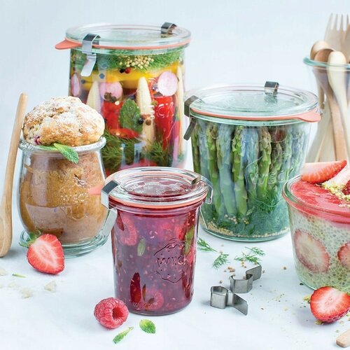 Weck 12-teiliges Einmachgläserklammer-Set