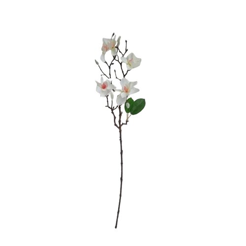 Umetna veja Magnolije bele, 64 cm