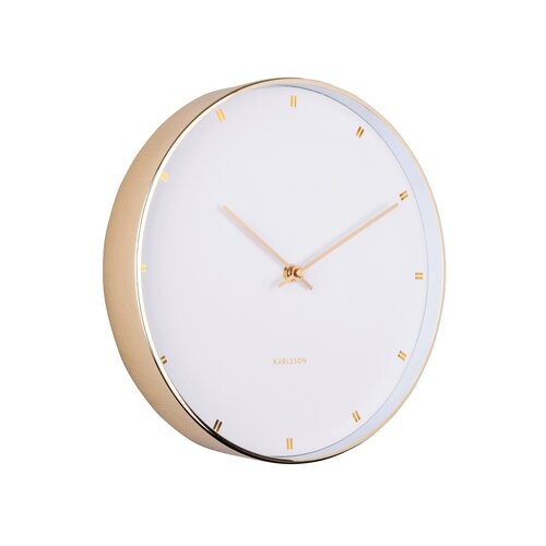 Karlsson KA5776WH Dizajnové nástenné hodiny, 27 cm