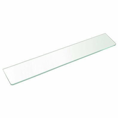 SAPHO 23485 Wandregal 90 x 10 x 0,8 cm, klares Glas