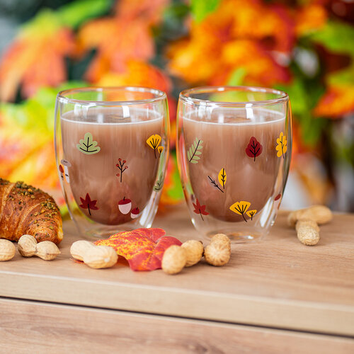 4Home Termo pohár Autumn Hot&Cool 350 ml, 2 ks