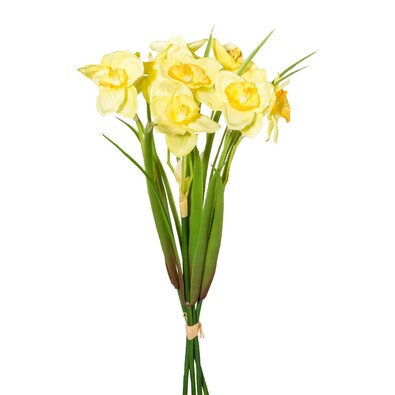 Buchet artificial Narcise galbene 30 cm