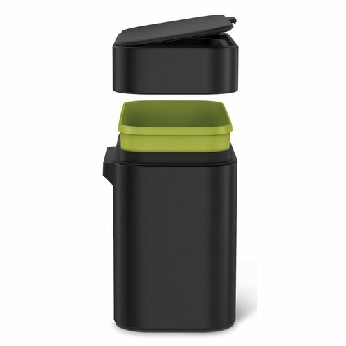 Simplehuman Koš za kompostirane odpadke 4 l, črn
