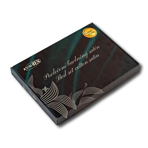 Satin-Bettwäsche Luxury Collection Schwarz, 200 x 200 cm, 2 St. 70 x 90 cm