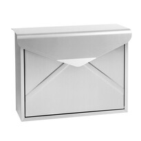 Cutie poștală Monza din oțel inoxidabil,  argintiu