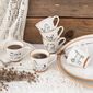 Orion STATEK liba porcelán bögre, 0,07 l