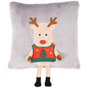 4Home Vianočný obliečka na vankúšik Xmas Reindeer, 40 x 40 cm