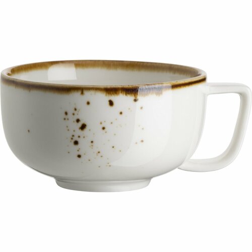 Mäser Filiżanka do espresso Pintar White brązowe kropki 105 ml