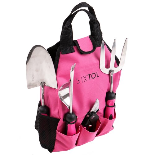 Sixtol Set vrtnega orodja Garden pink, 12 kosov