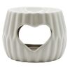 Home Elements Aromalampa Heart, bela, premer 8,5cm