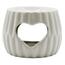 Home Elements Aromalampa Heart, bela, premer 8,5cm