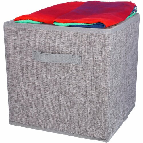 Textil tárolódoboz, 30 x 30 x 30 cm