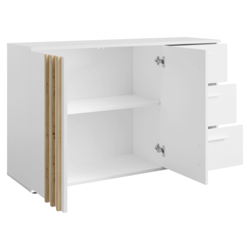 Kommode TOLIS 2D3S, weiß