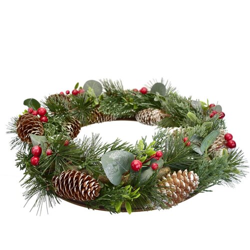 Świąteczny wieniec dekoracyjny Milano, 34 cm