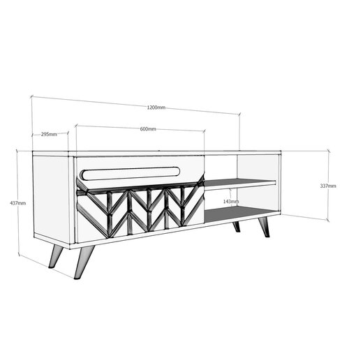 TV-Lowboard Venedik