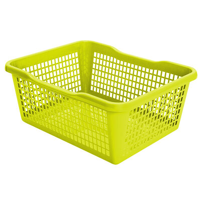 Plastový košík 47,5 x 37,8 x 20,8 cm, zelená