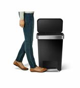 Simplehuman Pedálový odpadkový kôš 45 l, čierna
