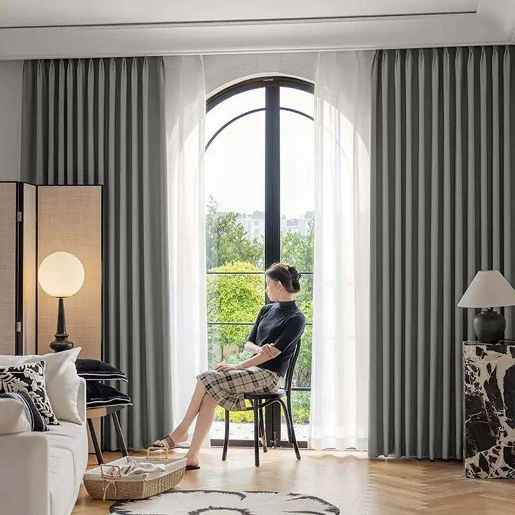 ARÔME HOME Sötétítő függöny, bézs-szürke, 135 x245 cm akciós termékkép 1