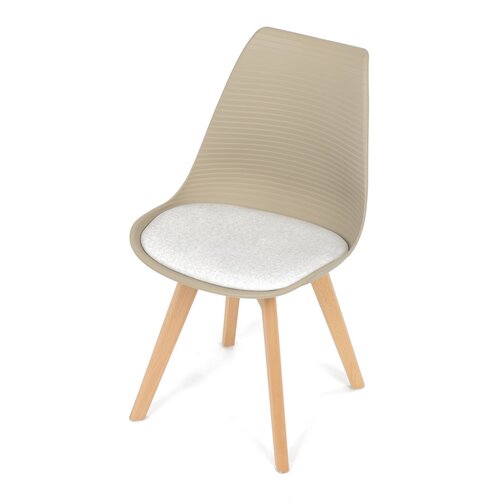 Krzesło do jadalni CT-X7055 WT, beżowe