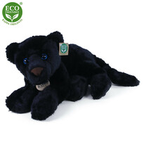 Плюшева чорна пантера, що лежить 40 см  ECO-FRIENDLY