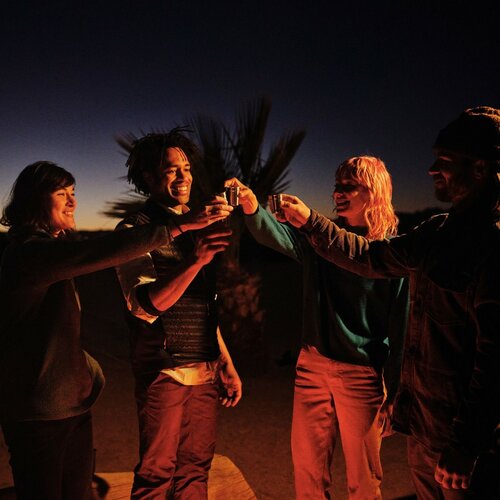 Stanley Zestaw upominkowy Adventure series piersiówka / butelka 250 ml + kieliszki 4 szt. zielony