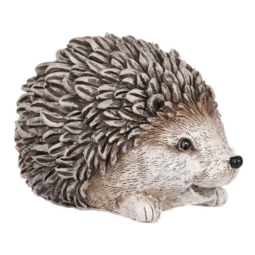 Dekoracja ogrodowa Jeż, 16 x 10 x 9 cm, polyresin