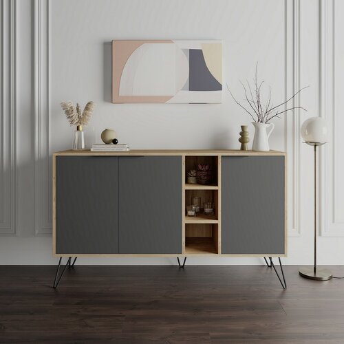 Szafka Clara Oak and Anthracite