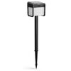 Słupek Philips Ezra UltraEfficient Solar LED zczujnikiem, czarny, 1,8 W, 250/25 lm, 3000 K