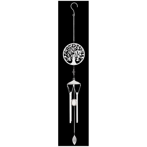 Metalowy dzwonek wietrzny Drzewo Życia, 13 x 40 x 8 cm