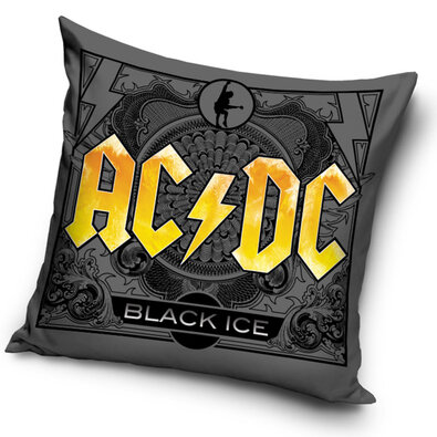 AC/DC Black Ice párnahuzat, 45 x 45 cm