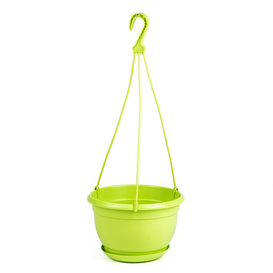 Doniczka plastikowa Malta 21 cm, zielony