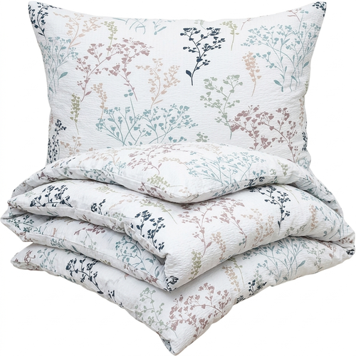 4Home Krep posteljnina Pastel Garden, 140 x 220 cm, 70 x 90 cm