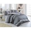 BedTex Бавовняна постільна білизна Global сіра, 220 x 200 см, 2 шт. 70 x 90 см