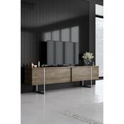 Măsuță TV Luxe Walnut and Silver