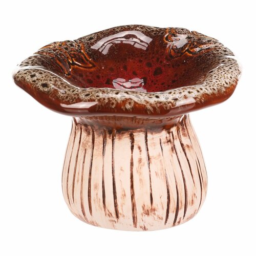 Ceramiczna miska do picia Mushroom, 17 x 12 x 17cm, ceramika