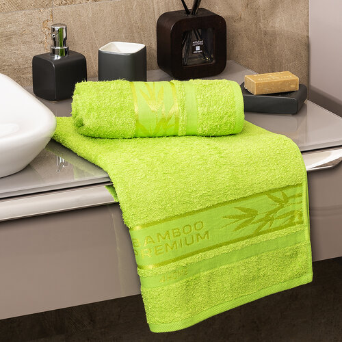 4Home Ręcznik Bamboo Premium zielony, 50 x 100 cm