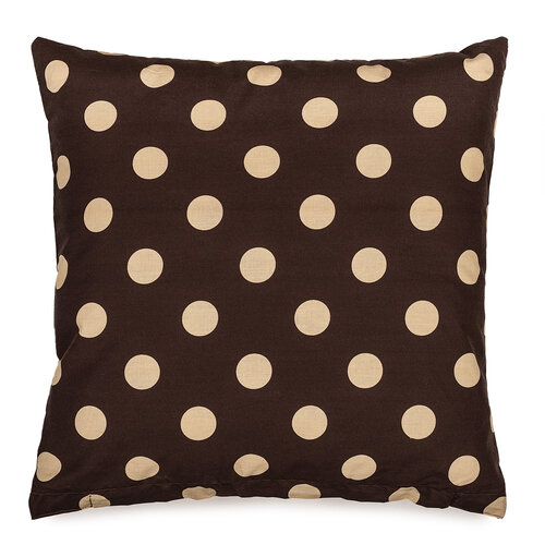 4Home Kopfkissenbezug Dot Schokolade , 40 x 40 cm, 2er-Set