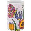 Wenko Keramik-Zahnputzbecher Rollin'Art Full Bloom