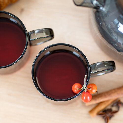 4Home Набір скляних чашок Haze 250 мл, 2 шт.