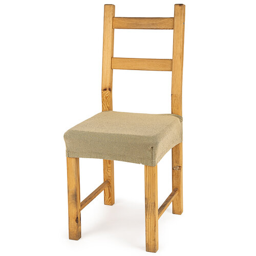 4Home Multielastický potah na sedák na židli Comfort béžová, 40 - 50 cm, sada 2 ks
