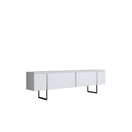 Măsuță TV Luxe White and Silver