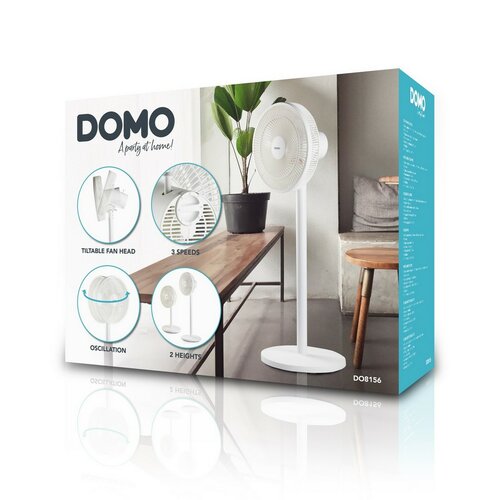 DOMO DO8156 stojanový ventilátor 2v1, bílá