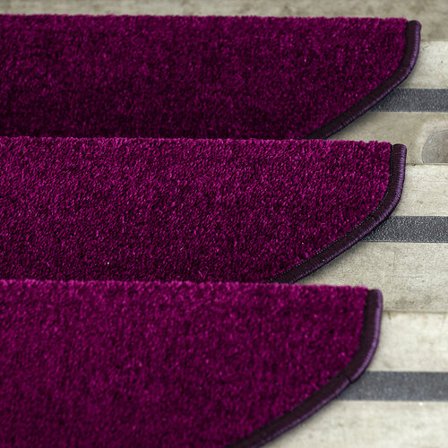 Nášľap na schody Eton, fialová, 24 x 65 cm