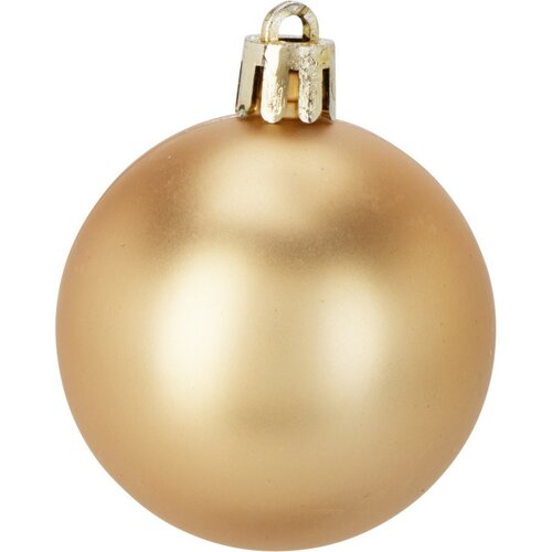 Súprava 16 ks vianočných ozdôb Festive Sparkles, zlatá, pr. 5 cm, plast