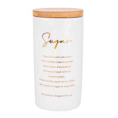 Altom Порцелянова ємність з кришкою для цукру Organic