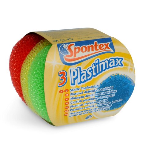 Spontex Plastimax plastová drátěnka, 3 ks