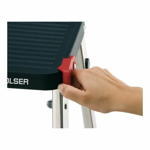Rolser Klapptreppen M3 ALU, 3 Stufen, Schwarz
