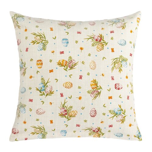 Bellatex Kopfkissenbezug EMA Ostern Ei Beige, 45 x 45 cm